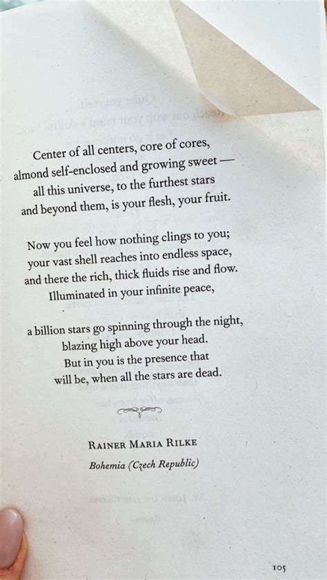 Rainer Maria Rilke Poem | Inspirational quotes, Rilke poems, Best quotes