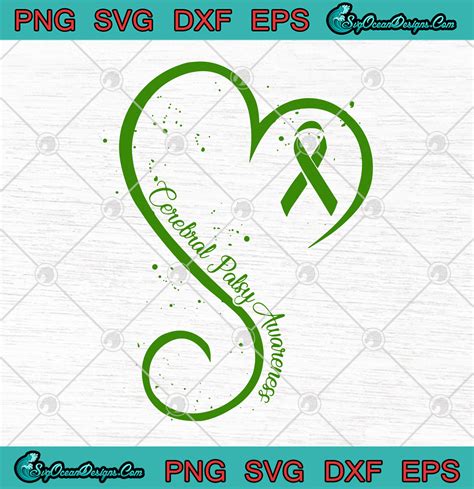 Cerebral Palsy Awareness SVG-Cerebral Palsy Awareness Ribbon SVG ...