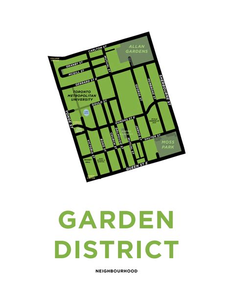 Garden District Neighbourhood Map Print – Jelly Brothers