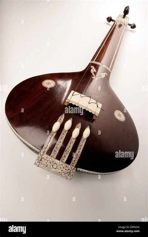 Tanpura - drone instrument used in Indian Raga music Stock Photo - Alamy