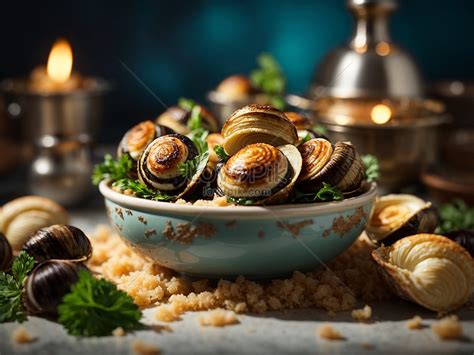 Escargots De Bourgogne Burgundy Snails Are A Traditional French Dish Of Snails, HD ภาพถ่าย ...