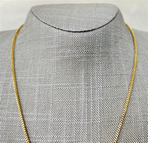 14K Yellow Gold 30" Foxtail Chain Necklace - Gem