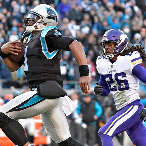 Cam Newton Makes Historical Mark on Ground with Touchdown Run Versus ...