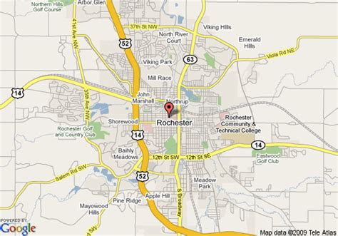 Map of Residence Inn By Marriott Rochester Mayo Clinic Area, Rochester