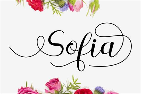 Sofia Font - FontSpace