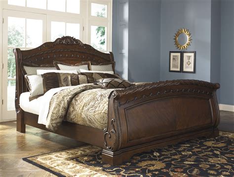 North Shore King Sleigh Bed from Ashley (B553-78-76-79) | Coleman Furniture