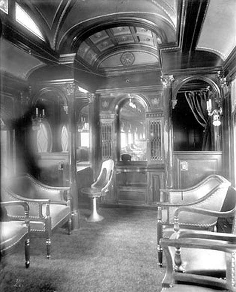 Interiors of the rare luxury Pullman Palace, Parlor, sleeper and ...