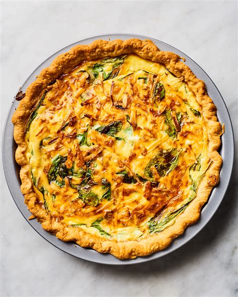 Recipe: Cheesy Spinach Quiche | Kitchn