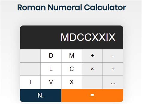 Roman Numerals Calculator | Hot Sex Picture