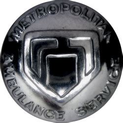 North West Region Metropolitan Ambulance Service uniform button