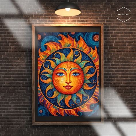 You Are My Sunshine Wall Art, Here Comes the Sun Nursery Print, Spiritual Art Poster, Colorful ...