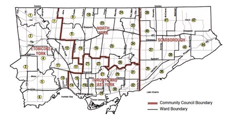 Toronto Map: Ethnic Populations In Toronto’s Four Community Councils ...