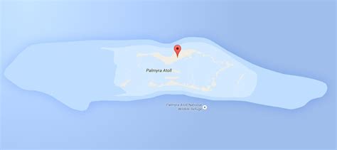 Map of Palmyra Atoll