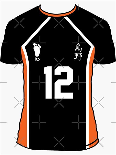 "Haikyuu !! Tadashi Yamaguchi Karasuno Jersey" Sticker by BraveSailors | Redbubble