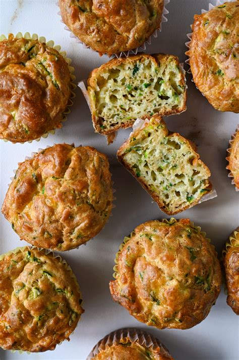 Zucchini and cheddar muffins - Mia Kouppa, Greek recipes and more