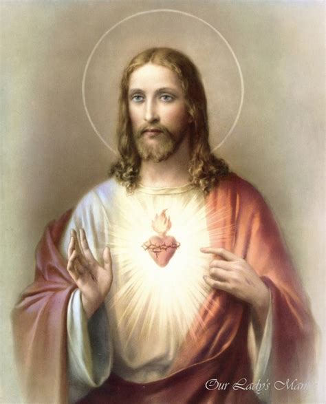 Sacred Heart of Jesus 8x10 Catholic Art Print Picture Printed in Italy - Etsy