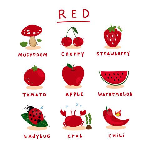 붉은 색 개체 집합, 빨간색, 벡터, 귀엽다 PNG, 일러스트 및 벡터 에 대한 무료 다운로드 - Pngtree