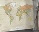 Detailed Antique Oceans World Political Map Mural - Removable Wallpaper | World Maps Online