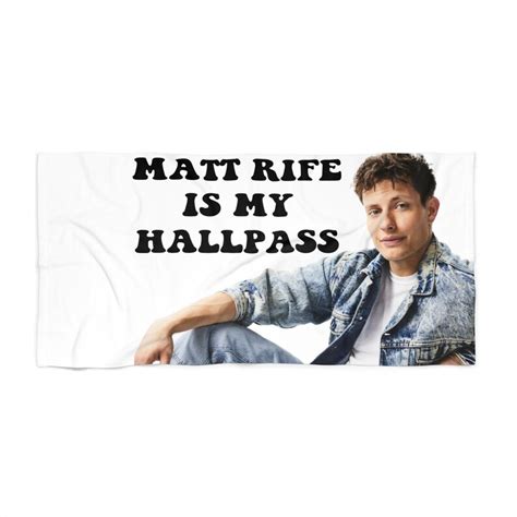 Matt Rife Merch Matt Rife Beach Towel Matt Merchandise - Etsy