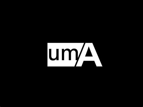 UMA Logo and Graphics design vector art, Icons isolated on black background 19585546 Vector Art ...