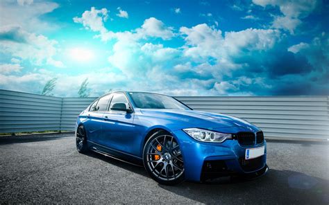 BMW M4 Blue Wallpaper