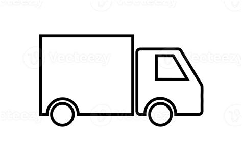 Truck Icon flat design style 40268147 PNG