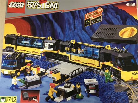 A boxed Lego electric train set No 4559