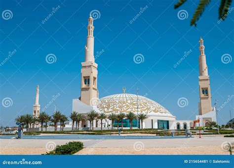 Sheikh Khalifa Bin Zayed Mosque in Al Ain City of the Abu Dhabi Emirate ...