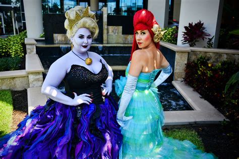 Designer Ursula and Designer Ariel | Ursula cosplay, Ursula disney, Amazing cosplay