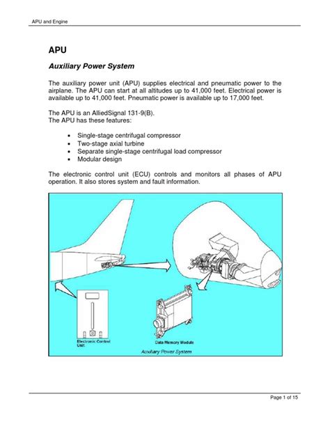 APU and Engine | Turbine | Vehicles