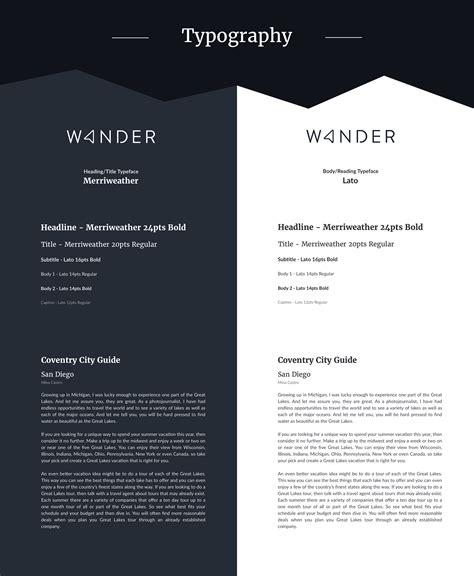 WANDER on Behance