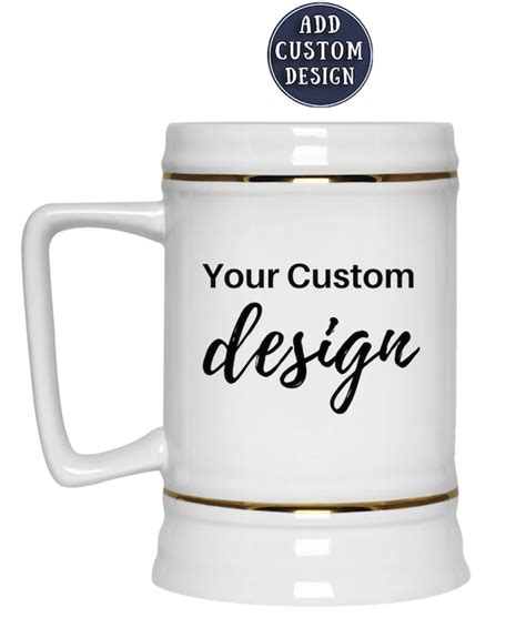 Custom Beer Stein Ceramic Beer Steins Personalized Beer | Etsy