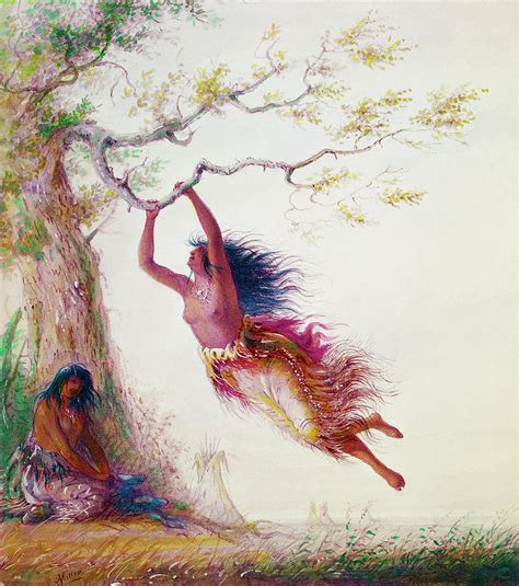 Miller Shoshone Girl Painting by Granger - Fine Art America