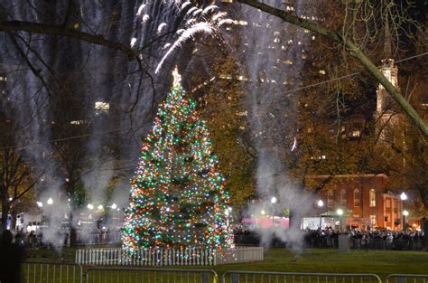 Story behind the photo: Boston Christmas Tree Lighting | Kim & Lars ...