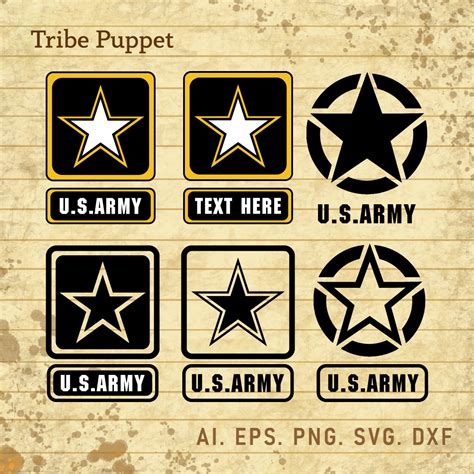 US Army Logo Vector Set - MasterBundles