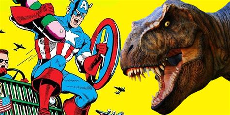 That Time Captain America Fought...a Dinosaur...With a Human Brain!