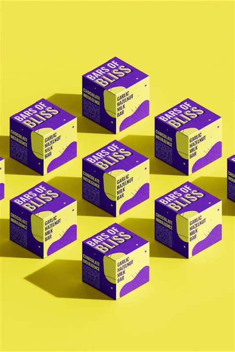 Bars of bliss abstract shapes packaging design – Artofit