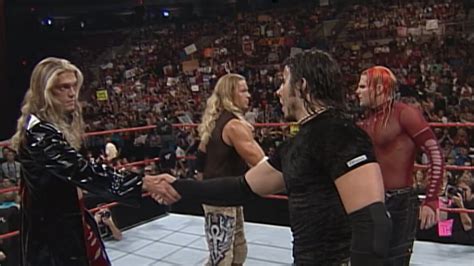 The Hardy Boyz & Edge & Christian show respect for each other after No Mercy: Raw, October 18 ...