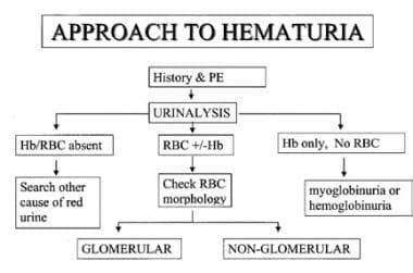 Hematuria Workup: Laboratory Studies, Imaging Studies, Procedures