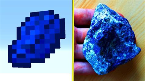 Minecraft LAPIS LAZULI in REAL LIFE! - YouTube