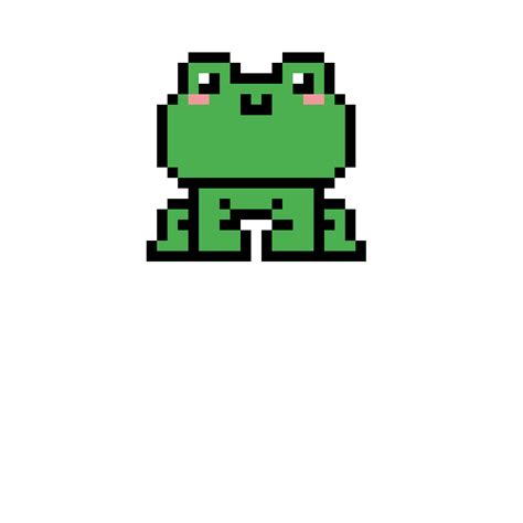 Pixilart - Cute Frog by TheSansSquad56