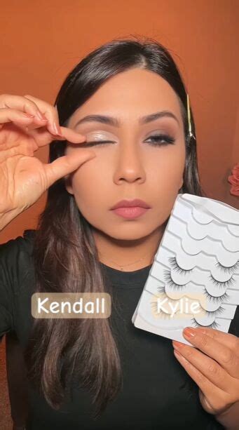 Kendall Jenner Eye Makeup Vs Kylie Jenner Eye Makeup Tutorial | Upstyle