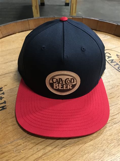 Classic Snapback Hat with Leather Logo Patch - Cape Cod Beer : Cape Cod ...