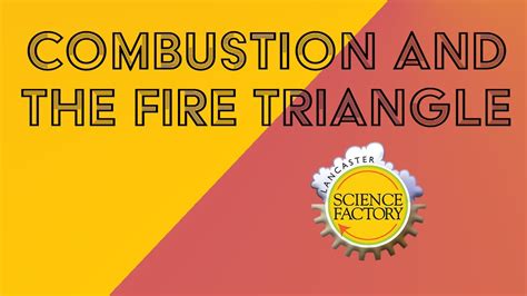 Combustion and The Fire Triangle - The Lancaster Science Factory - YouTube