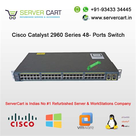 Cisco Catalyst 2960 Series PoE 48- Ports Ethernet Switch - ServerCart