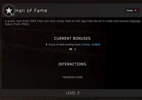 Hall of fame is bugged, doesn't change with player dogtag level, number ...