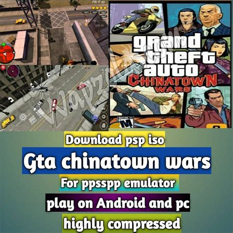 [Download] Gta chinatown wars iso ppsspp emulator – PSP APK Iso highly compressed 280MB - Wapzola