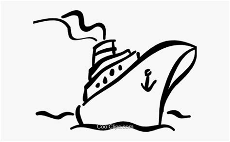 Cruise Ship Outline Svg