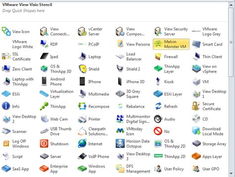 VMware View Visio Stencil Download - VMtoday