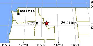 Wisdom, Montana (MT) ~ population data, races, housing & economy